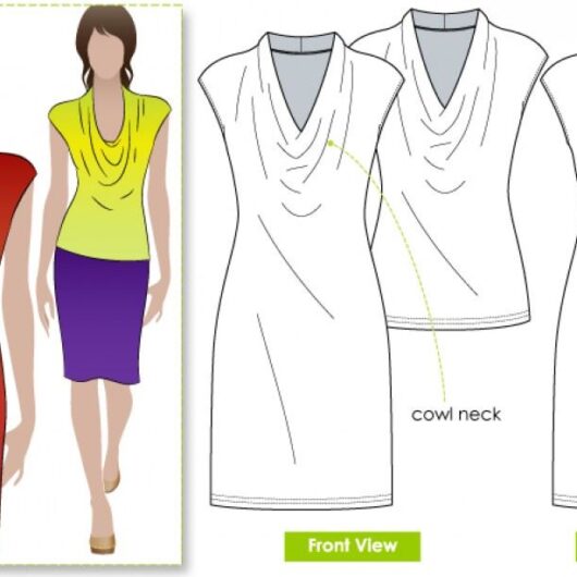 Style Arc Paper Sewing Pattern Franki Dress & Top