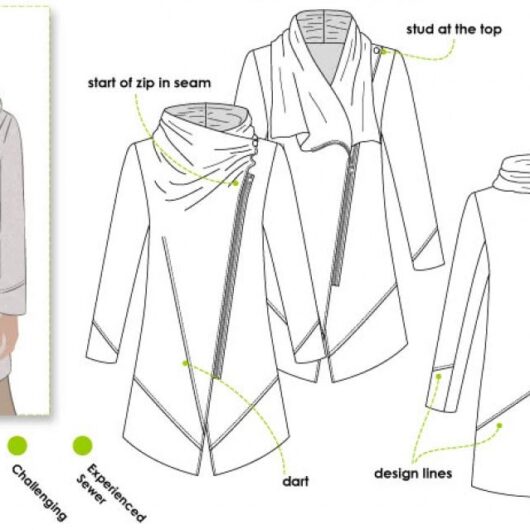 Style Arc Paper Sewing Pattern Genevieve Jacket