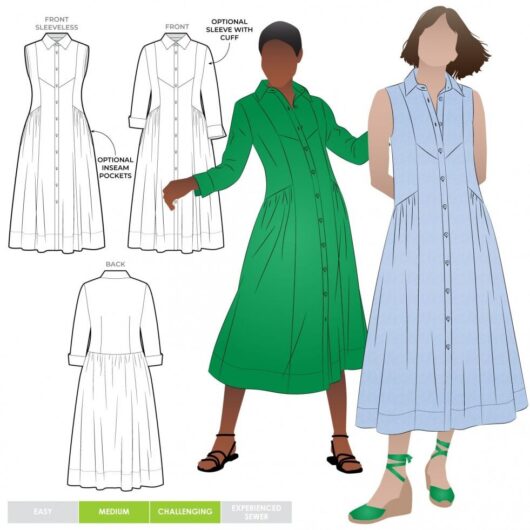 Style Arc Paper Sewing Pattern Hampton Dress