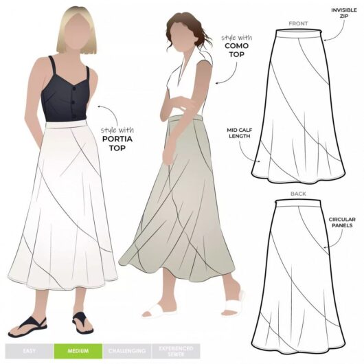 Style Arc Paper Sewing Pattern Haven Skirt