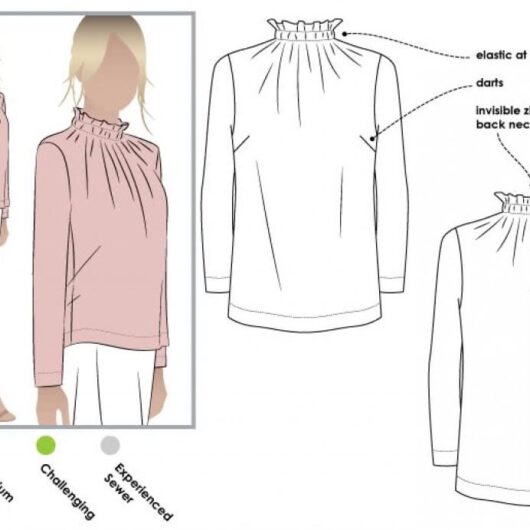 Style Arc Paper Sewing Pattern Isabella Top