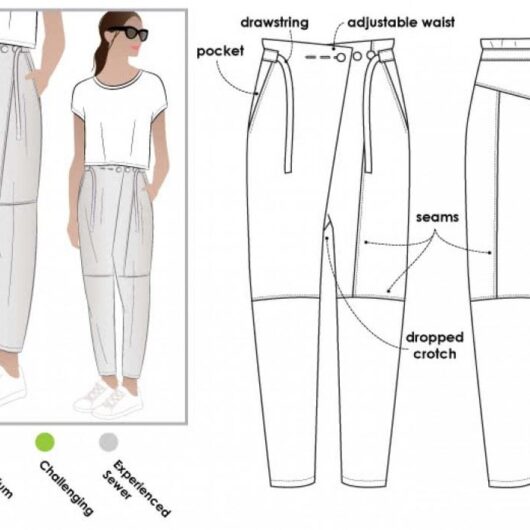 Style Arc Paper Sewing Pattern Isla Pants