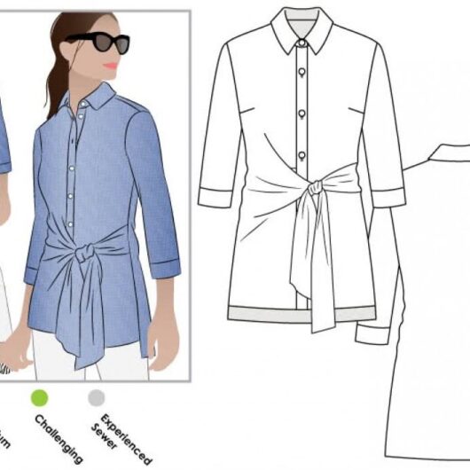 Style Arc Paper Sewing Pattern Juliet Shirt
