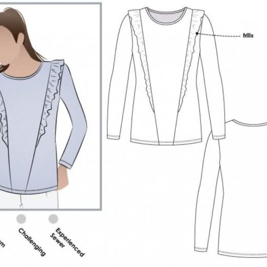 Style Arc Paper Sewing Pattern Keely Top