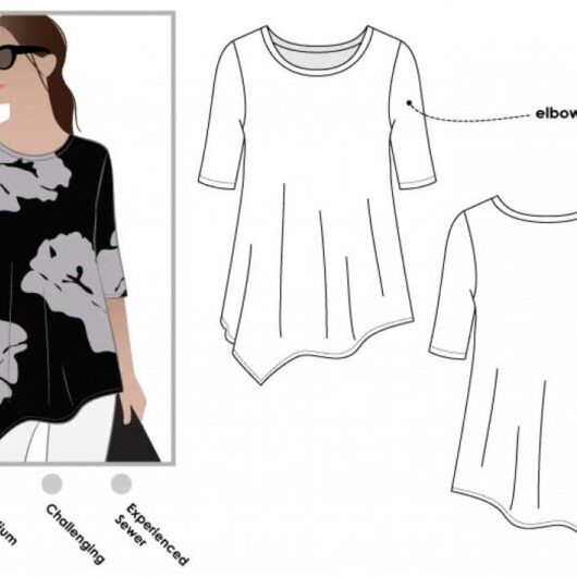 Style Arc Paper Sewing Pattern Kim Swing Top