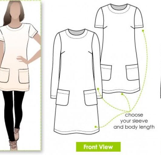Style Arc Paper Sewing Pattern Kristin Dress