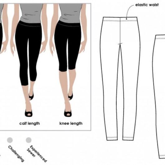Style Arc Paper Sewing Pattern Laura Leggings