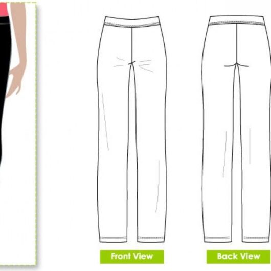 Style Arc Paper Sewing Pattern Linda Pants