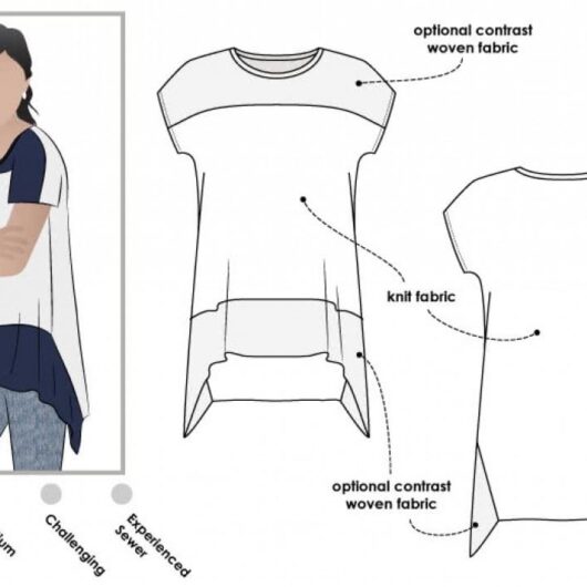 Style Arc Paper Sewing Pattern Maris Top