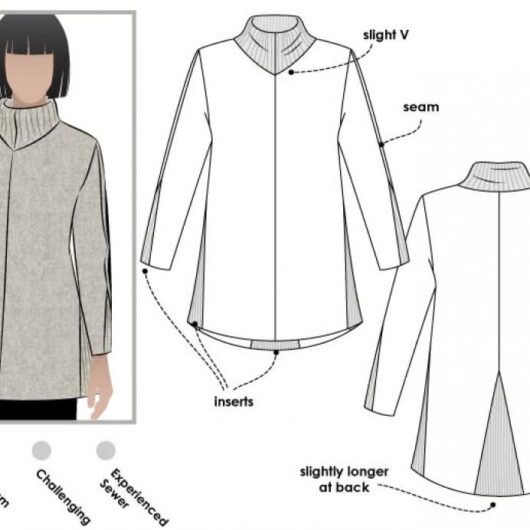 Style Arc Paper Sewing Pattern Mavis Tunic Top