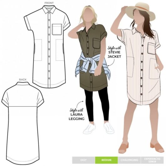 Style Arc Paper Sewing Pattern Max Tunic Dress