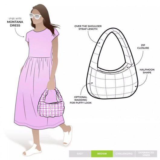 Style Arc Paper Sewing Pattern Montana Bag