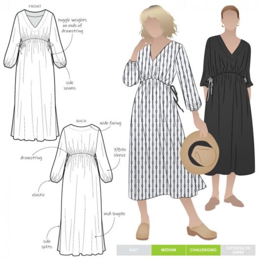 Style Arc Paper Sewing Pattern Naomi Dress