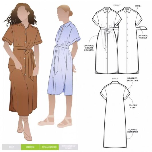 Style Arc Paper Sewing Pattern Palmer Dress