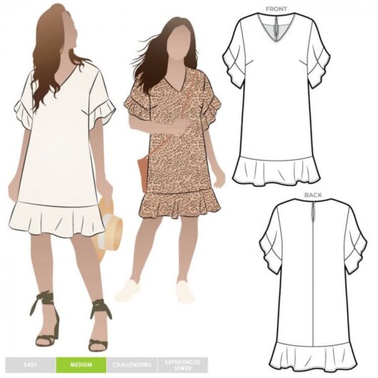 Style Arc Paper Sewing Pattern Pixie Dress