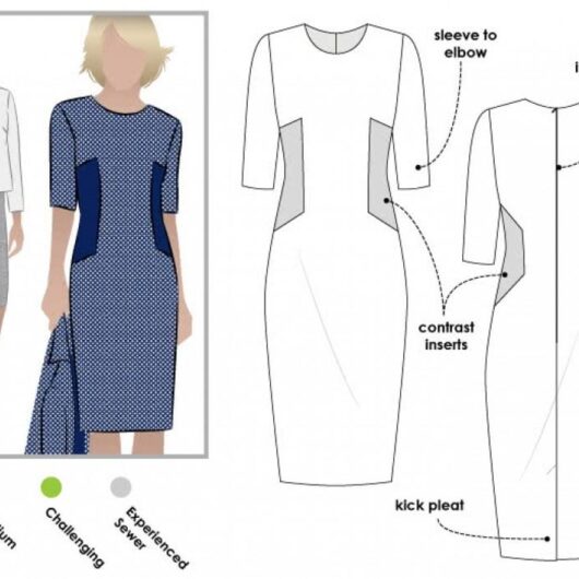 Style Arc Paper Sewing Pattern Renae Dress