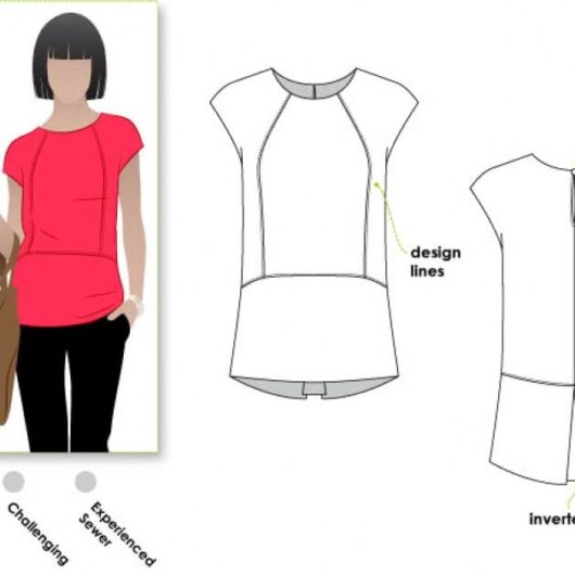 Style Arc Paper Sewing Pattern Rosie Top