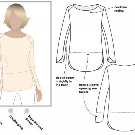 Style Arc Paper Sewing Pattern Savannah Top