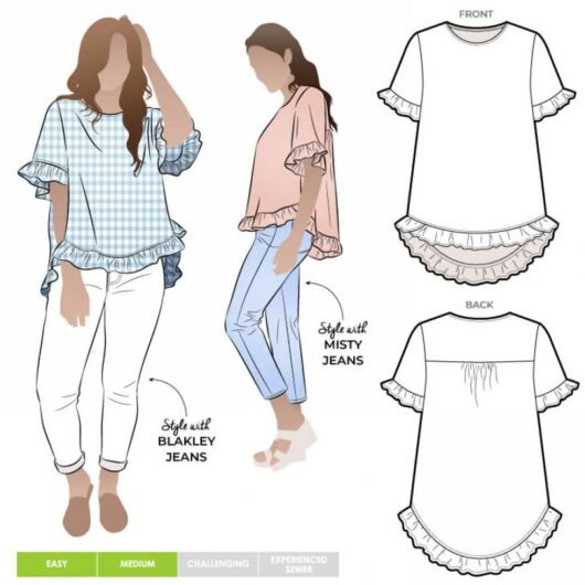 Style Arc Paper Sewing Pattern Selina Top
