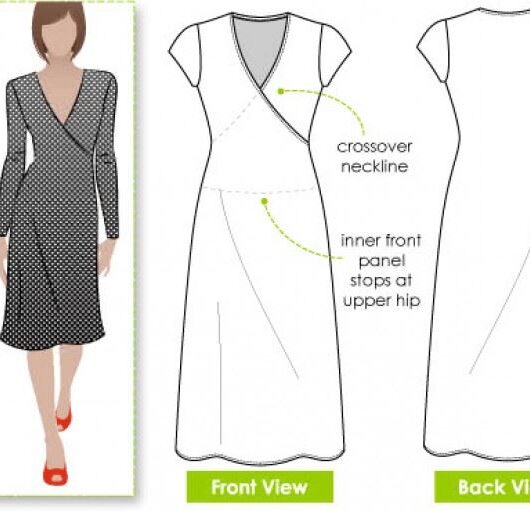Style Arc Paper Sewing Pattern Slip On Suzie Dress