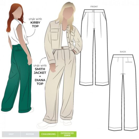 Style Arc Paper Sewing Pattern Spencer Pants
