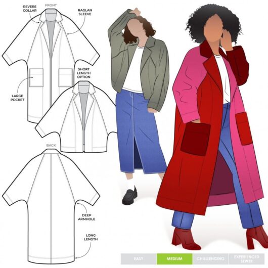 Style Arc Paper Sewing Pattern Springfield Coat