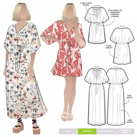 Style Arc Paper Sewing Pattern Summer Coverup