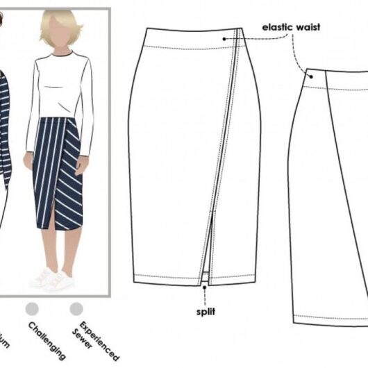 Style Arc Paper Sewing Pattern Taylor Skirt
