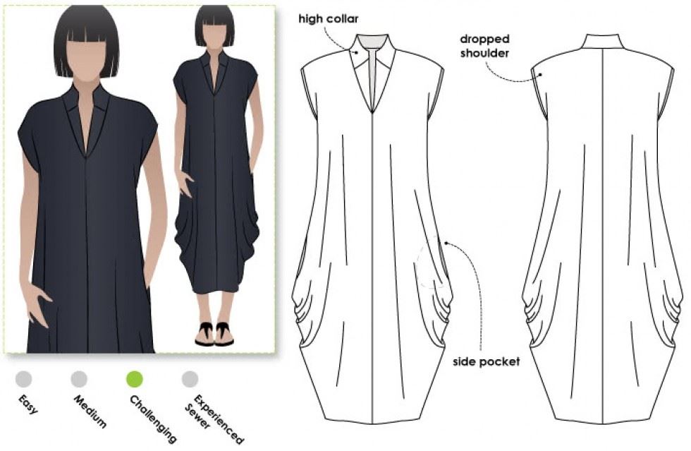 Style Arc Paper Sewing Pattern Toni Dress