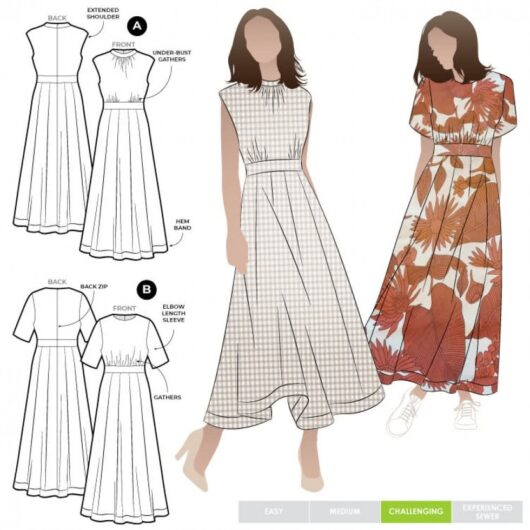 Style Arc Paper Sewing Pattern Trinnie Dress