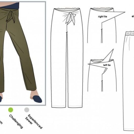 Style Arc Paper Sewing Pattern Trudy Pants