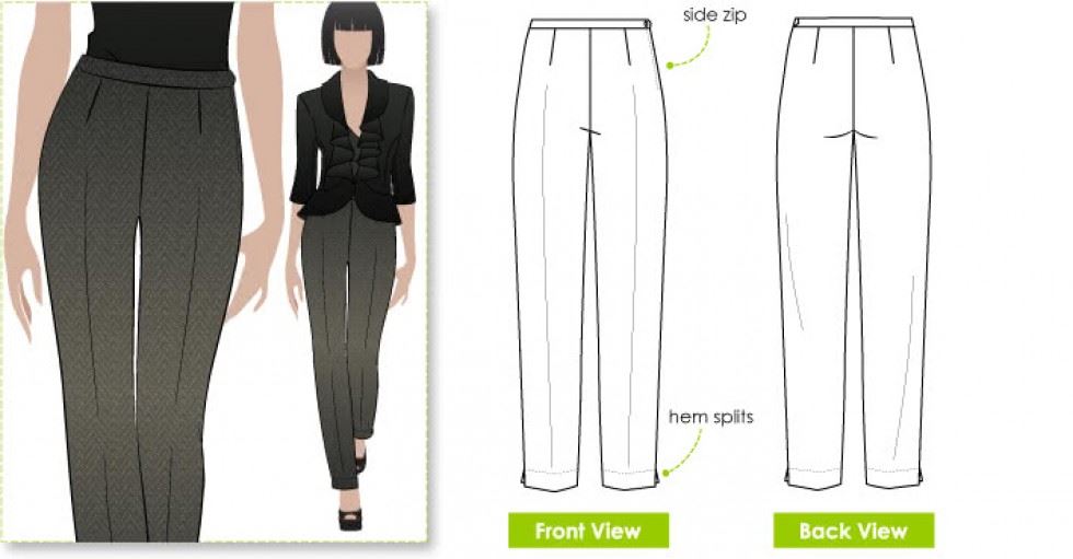 Style Arc Paper Sewing Pattern Willow Pants