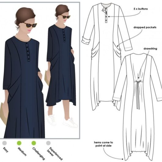 Style Arc Paper Sewing Pattern Winsome Dress