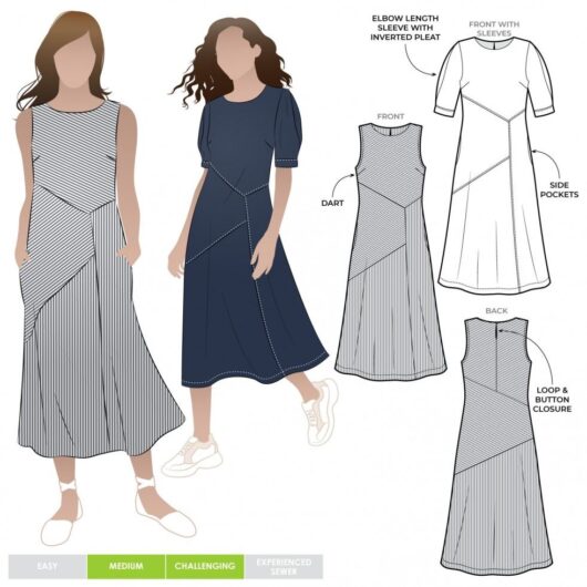 Style Arc Paper Sewing Pattern Yvette Dress