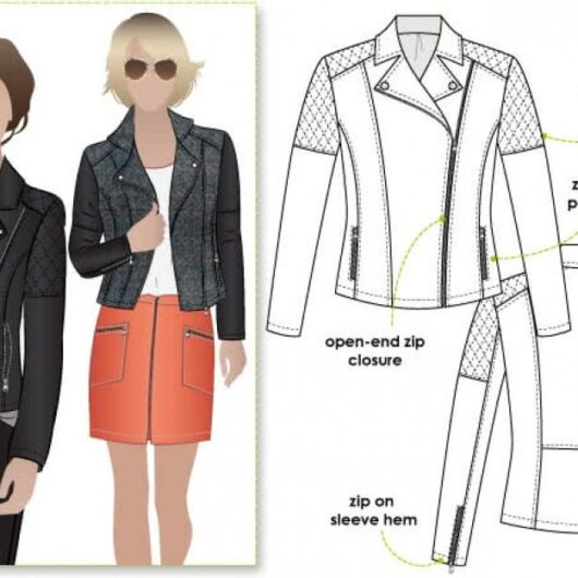 Style Arc Paper Sewing Pattern Ziggi Jacket