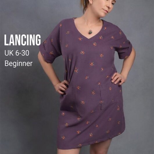 Sussex Seamstress Paper Sewing Pattern Lancing Dress
