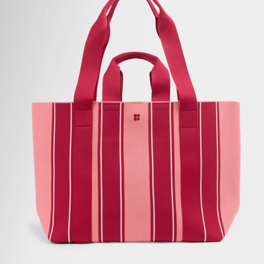 Sweaty Betty Knitted Striped Tote Bag Multi