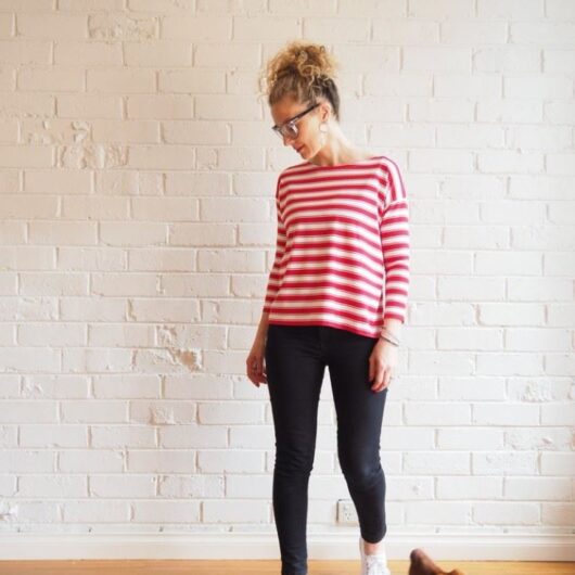 Tessuti Paper Sewing Pattern Mandy Boat Tee