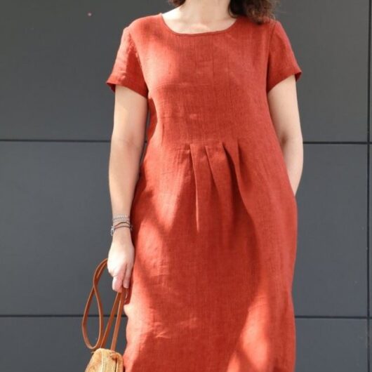 Tessuti Paper Sewing Pattern Milenda Dress