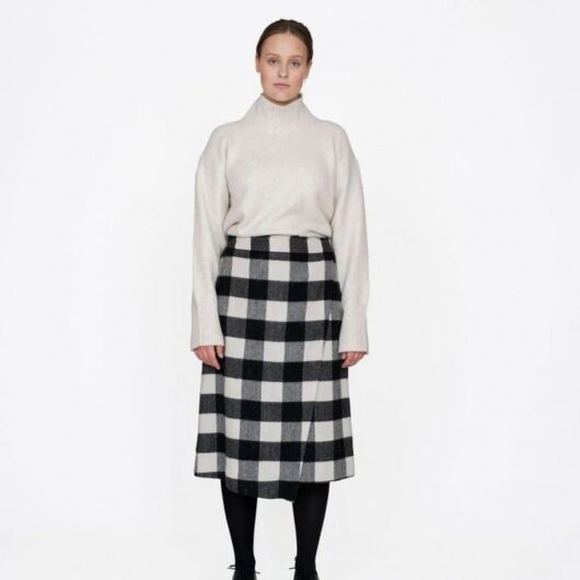 The Assembly Line Paper Sewing Pattern Asymmetric Midi Skirt