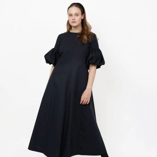The Assembly Line Paper Sewing Pattern Balloon Sleeve Dress