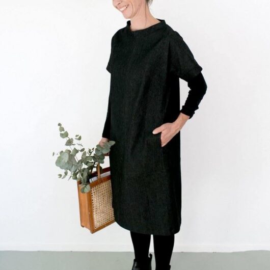 The Assembly Line Paper Sewing Pattern Cap Sleeve Dress
