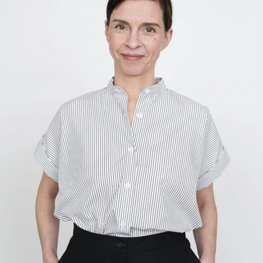 The Assembly Line Paper Sewing Pattern Cap Sleeve Shirt