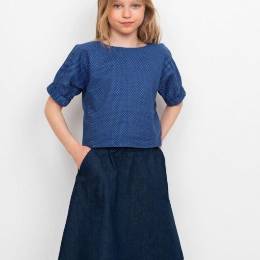 The Assembly Line Paper Sewing Pattern Cuff Top Mini