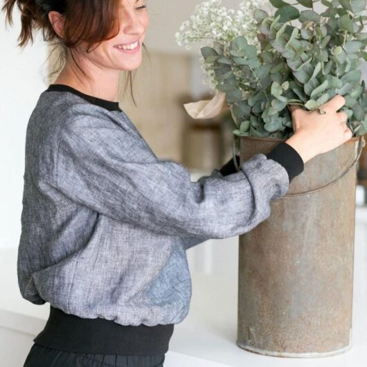 The Assembly Line Paper Sewing Pattern High Cuff Sweater