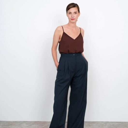 The Assembly Line Paper Sewing Pattern High Waisted Trousers