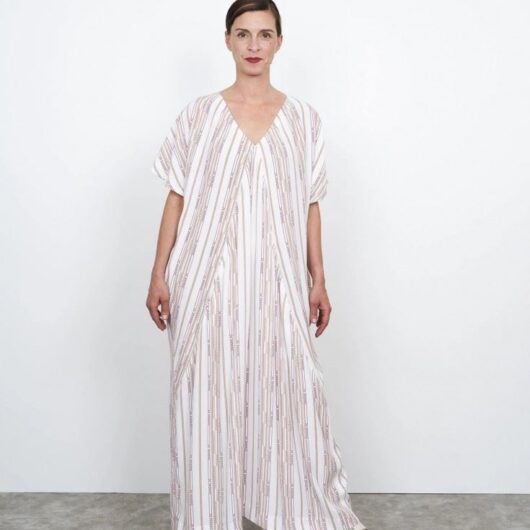 The Assembly Line Paper Sewing Pattern Minimalist Kaftan Dress