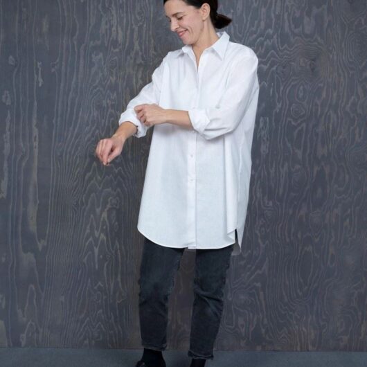The Assembly Line Paper Sewing Pattern Oversized Shirt