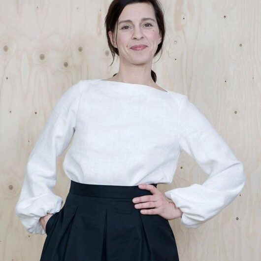 The Assembly Line Paper Sewing Pattern Puff Shirt