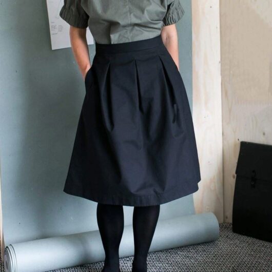 The Assembly Line Paper Sewing Pattern Three Pleat Skirt